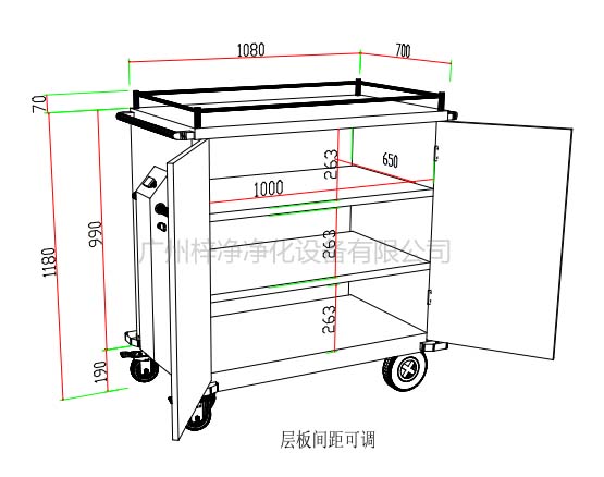 無菌物品運(yùn)送車、回收車、下送車、電動(dòng)運(yùn)送車、密封車設(shè)計(jì)圖